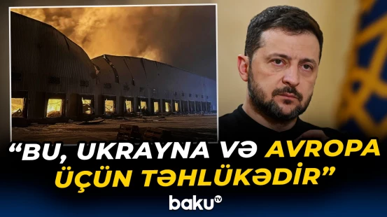 Ukraynada enerji obyektləri vuruldu