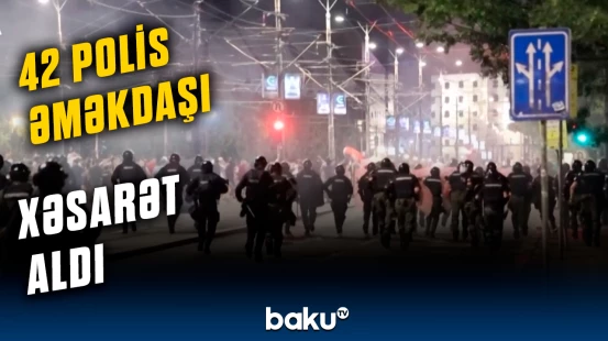 Serbiyada etirazçılar və polislər arasında qarşıdurma