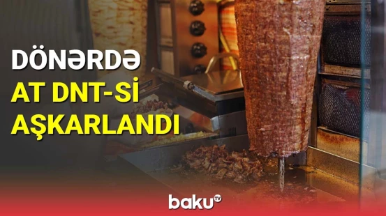 Dönərdə at DNT-si aşkarlandı