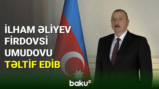 İlham Əliyev Firdovsi Umudovu təltif edib