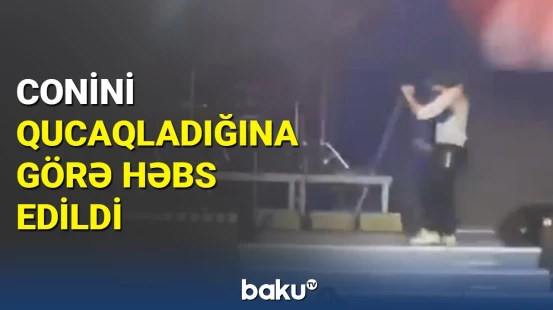Conini qucaqladığına görə həbs edildi