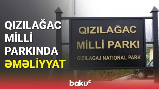 Qızılağac Milli Parkında əməliyyat