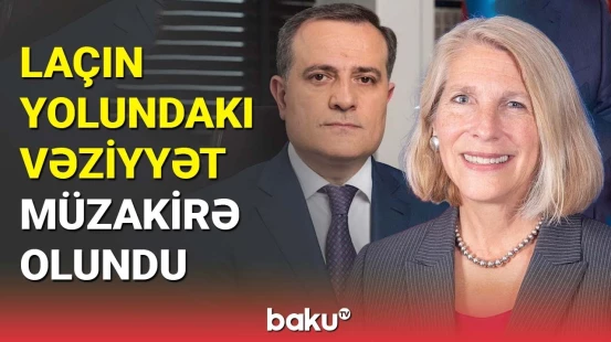 Ceyhun Bayramov Karen Donfridlə Laçın yolundakı vəziyyətdən danışıb