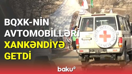 BQXK-nin avtomobilləri Xankəndiyə getdi