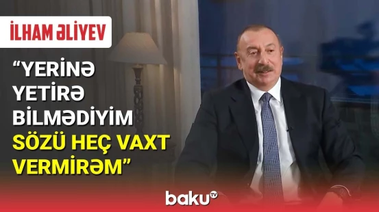 Prezident xalqla olan sıx münasibətlərdən danışdı