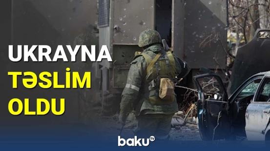 Şəhərlərini itirən Ukrayna təslim oldu