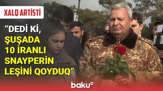 Şəhid atası olan Xalq artistindən iddia
