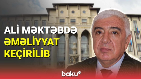 Ali məktəbdə əməliyyat keçirilib, dekan saxlanılıb