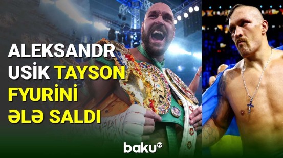 Aleksandr Usik WBC çempionu Tayson Fyurini ələ saldı