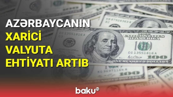 Azərbaycanın xarici valyuta ehtiyatı artıb