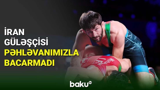 Taleh Məmmədov İran güləşçisinə qalib gələrək qızıl medal qazanıb