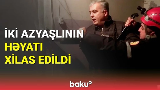 İki azyaşlının həyatı xilas edildi