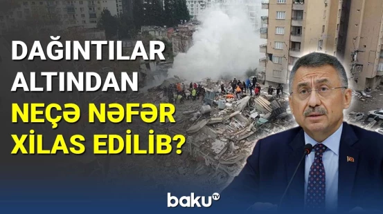 Ərdoğanın köməkçisindən zəlzələ ilə bağlı rəsmi açıqlama