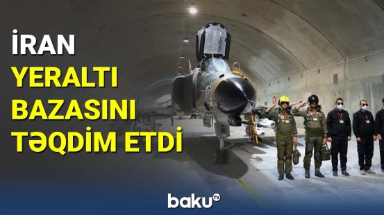 İran yeraltı bazasını təqdim etdi