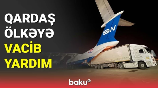 FHN-in yük təyyarəsi İncirlik hava limanına enib