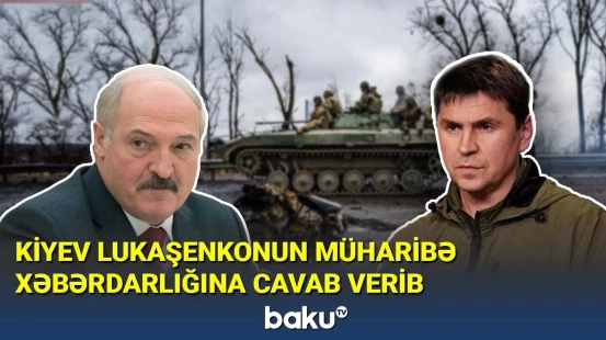 Kiyev Lukaşenkonun müharibə xəbərdarlığına cavab verib