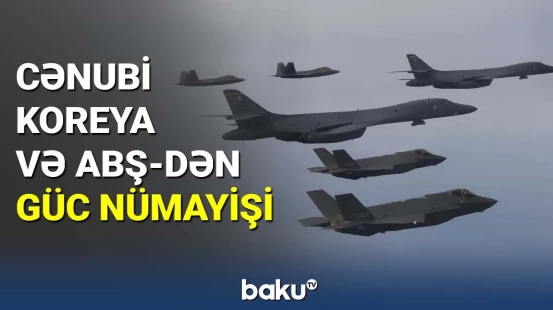 Cənubi Koreya və ABŞ-dən güc nümayişi