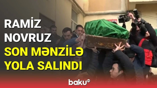 Cavidan Novruz gözyaşı ilə atasını yola saldı