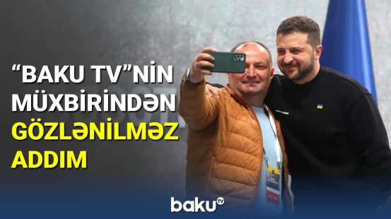 "Baku TV"nin müxbirindən gözlənilməz addım