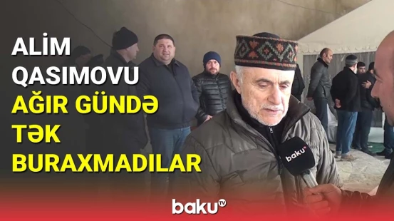 Alim Qasımovu ağır gündə tək buraxmadılar