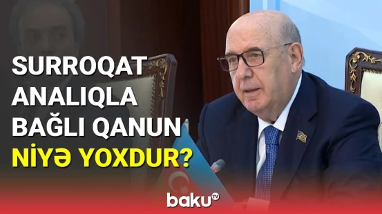 Surroqat analıqla bağlı qanun niyə yoxdur?