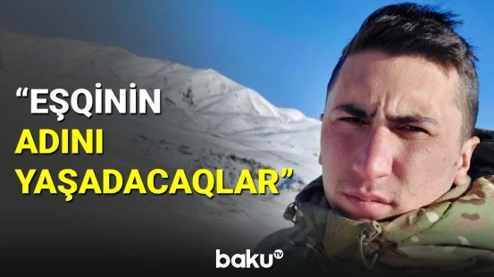 22 yaşlı şəhid Eşqin Hüseynov Tovuzda dəfn olundu