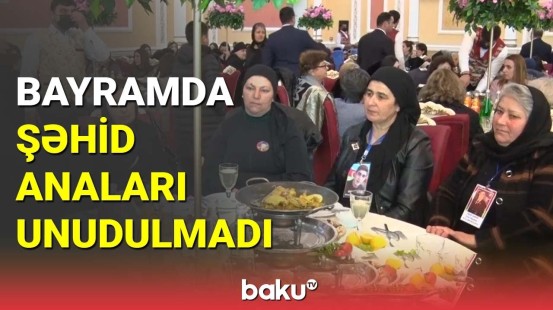 Bayramda şəhid anaları unudulmadı