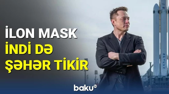 İlon Mask işçilərinə şəhər qurur