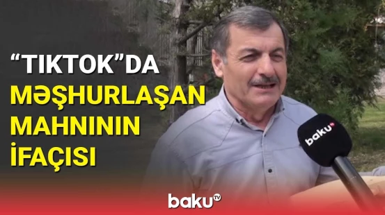 "Maşın bir bəhanədir" mahnısı ilə məşhurlaşan ifaçı