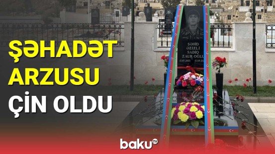 Sentyabr döyüşlərində həyatını itirən Sadiq Əzizli