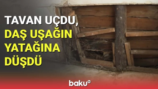 Sürüşmə ərazisində yaşayan ailə çarəsiz vəziyyətdədir