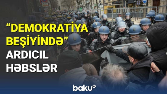 Fransada yüzlərlə etirazçı saxlanıldı
