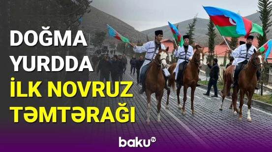 Doğma yurdda ilk Novruz təmtərağı