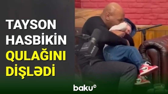 Tayson ona yumruq atan blogerin qulağını dişlədi
