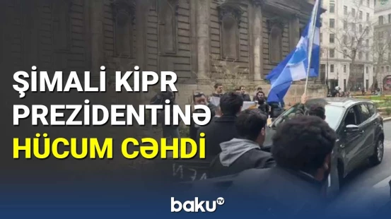 Şimali Kipr Prezidentinə hücum cəhdi