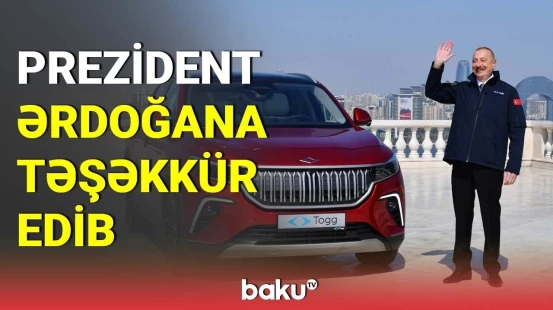 İlham Əliyev Rəcəb Tayyib Ərdoğana təşəkkür edib