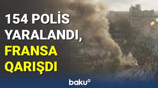 Yüzminlərlə insan Makronun təklifinə etiraz edir