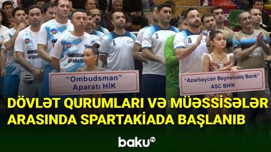 Dövlət qurumları və müəssisələr arasında spartakiada başlanıb