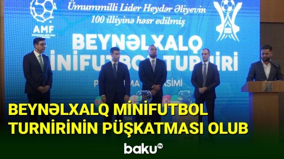 Ulu Öndərin 100 illik yubileyi ilə əlaqədar minifutbol turniri keçiriləcək
