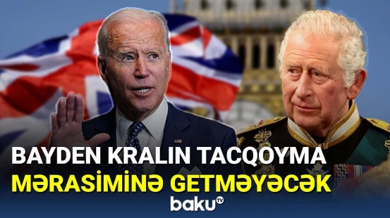 Bayden III Çarlzın tacqoyma mərasimində iştirak etməyəcək