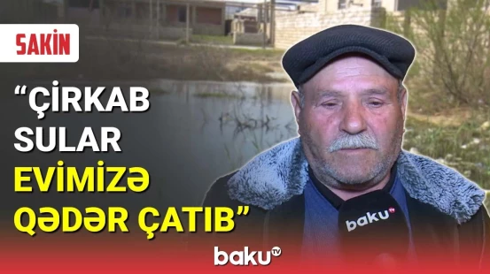 Kürdəxanı sakinlərinin kanalizasiya problemi