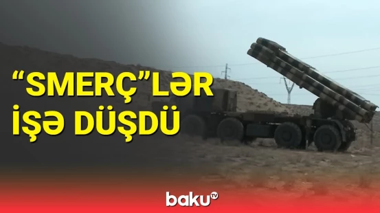 Azərbaycan Ordusu “Smerç” raketlərindən istifadə etdi
