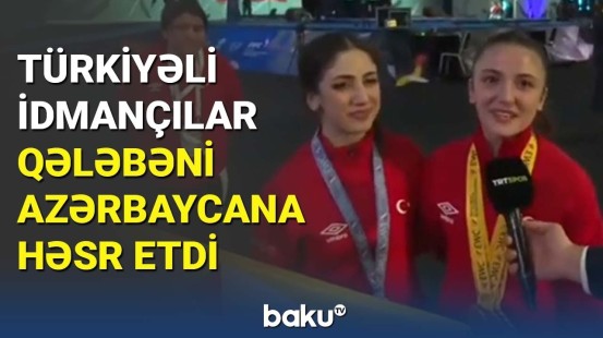 Türkiyəli idmançılar qələbəni Azərbaycana həsr etdi