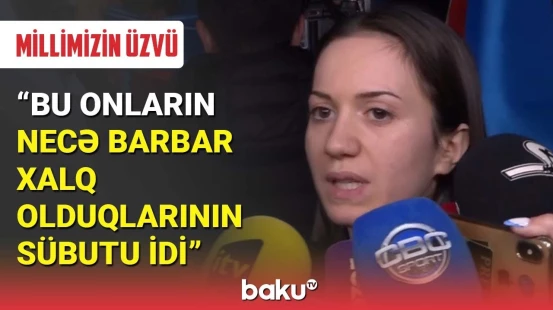 Xanım idmançımızdan İrəvanda baş verənlərə reaksiya