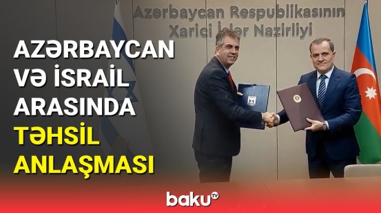 Azərbaycan və İsrail XİN rəhbərlərinin təkbətək görüşü keçirilib
