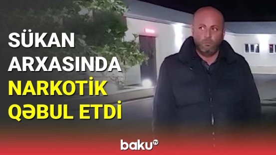 Narkotik təsiri altında avtomobil idarə edən şəxs saxlanıldı