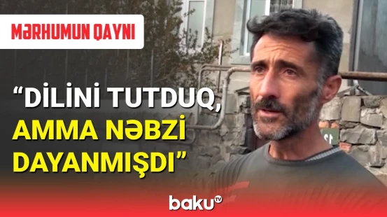 Qaxda bədbəxt hadisə: Arı sancmasından dünyasını dəyişdi