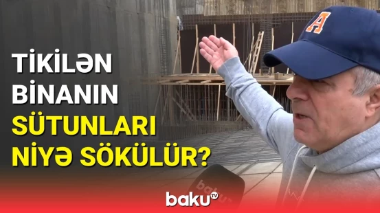 Yasamalda sakinlər binadakı təmir işlərindən narazıdır