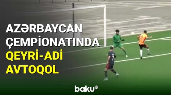 I divizion matçında qeyri-adi avtoqol qeydə alınıb
