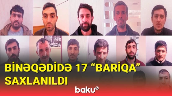 Bakıda narkotikə görə 17 nəfər saxlanıldı